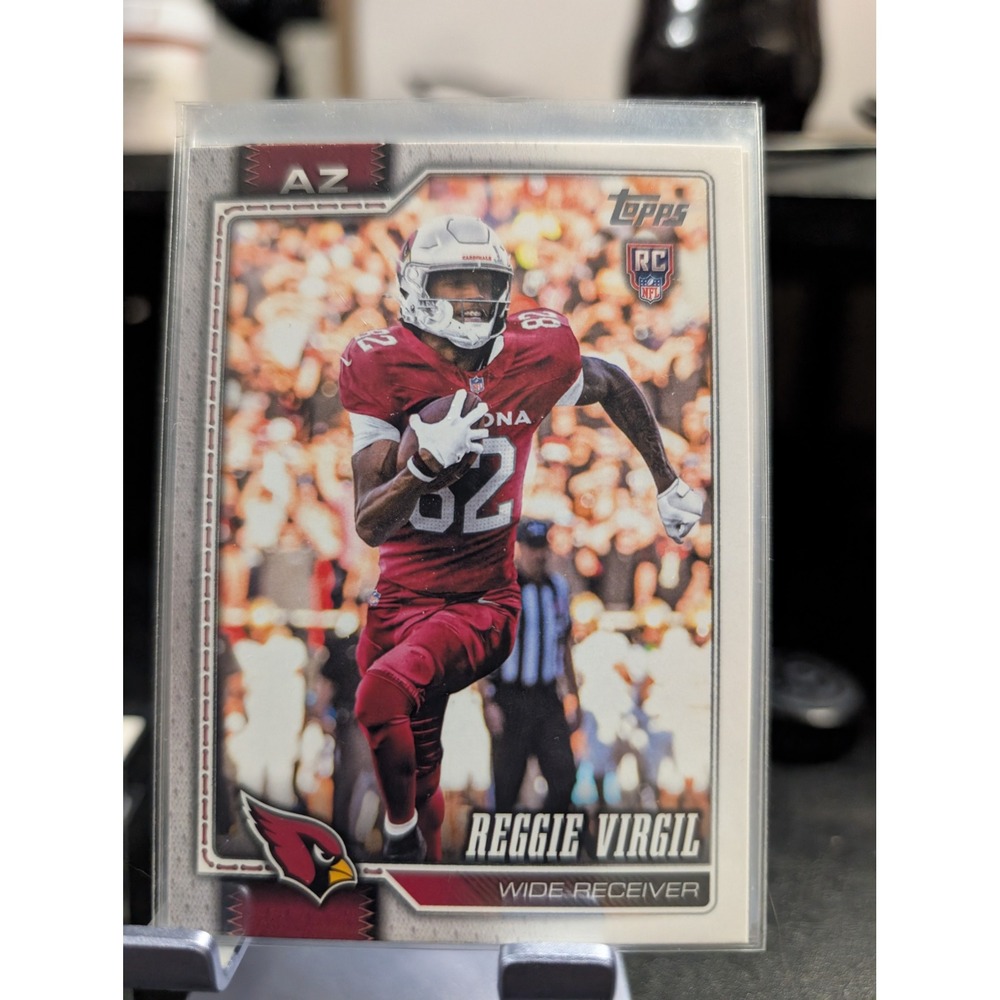 Topps Reggie Virgil Arizona Cardinals Rookie Card RC Wide Receiver NFL Football